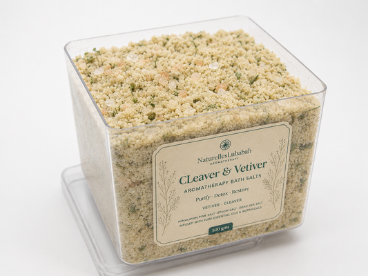 Cleavers and Vetiver Aromatherapy Bath Salts